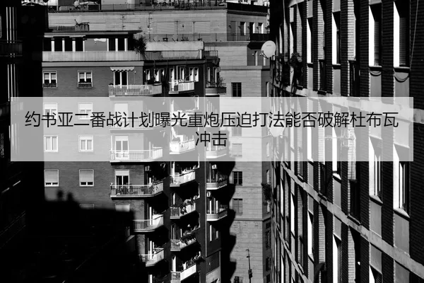 约书亚二番战计划曝光重炮压迫打法能否破解杜布瓦冲击